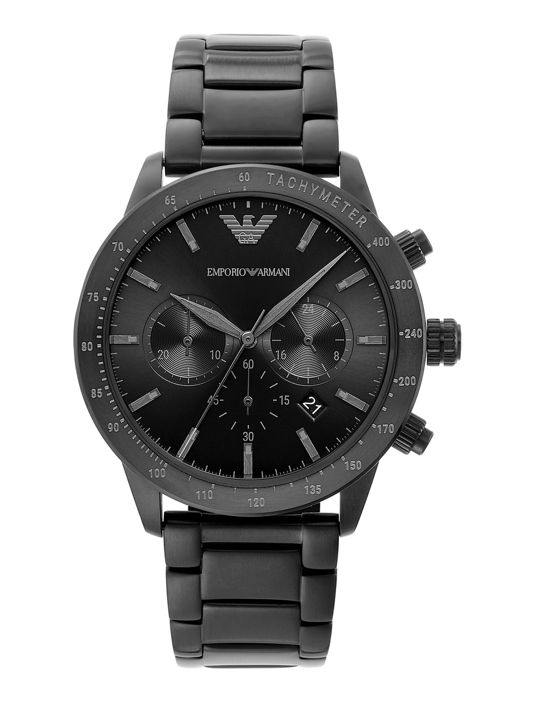 Emporio Armani Men Black Analogue Watch AR11242