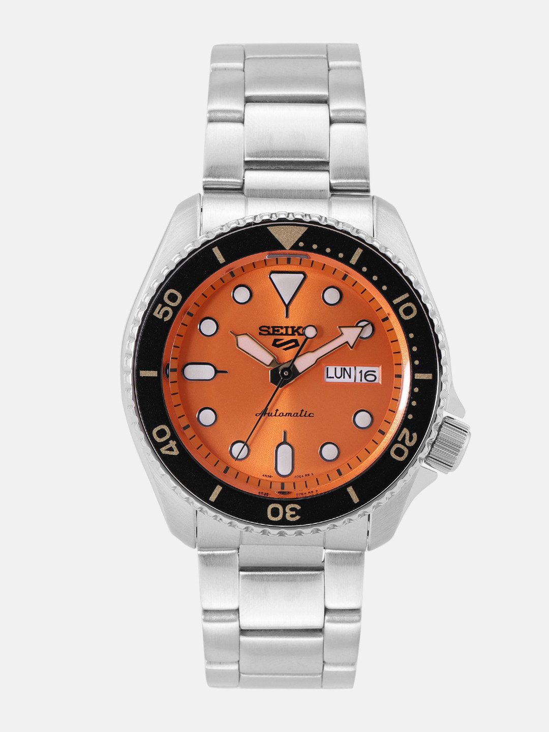 SEIKO 5 Automatic Men Orange Analogue watch SRPD59K1