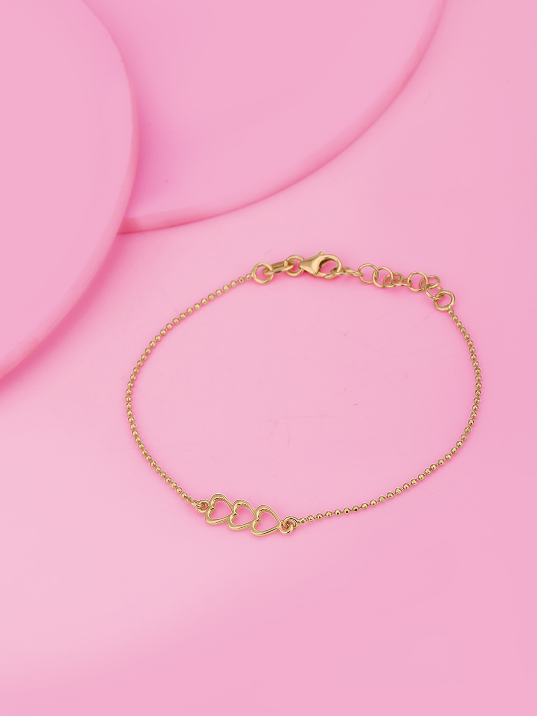 Carlton London Gold-Plated Wraparound Bracelet