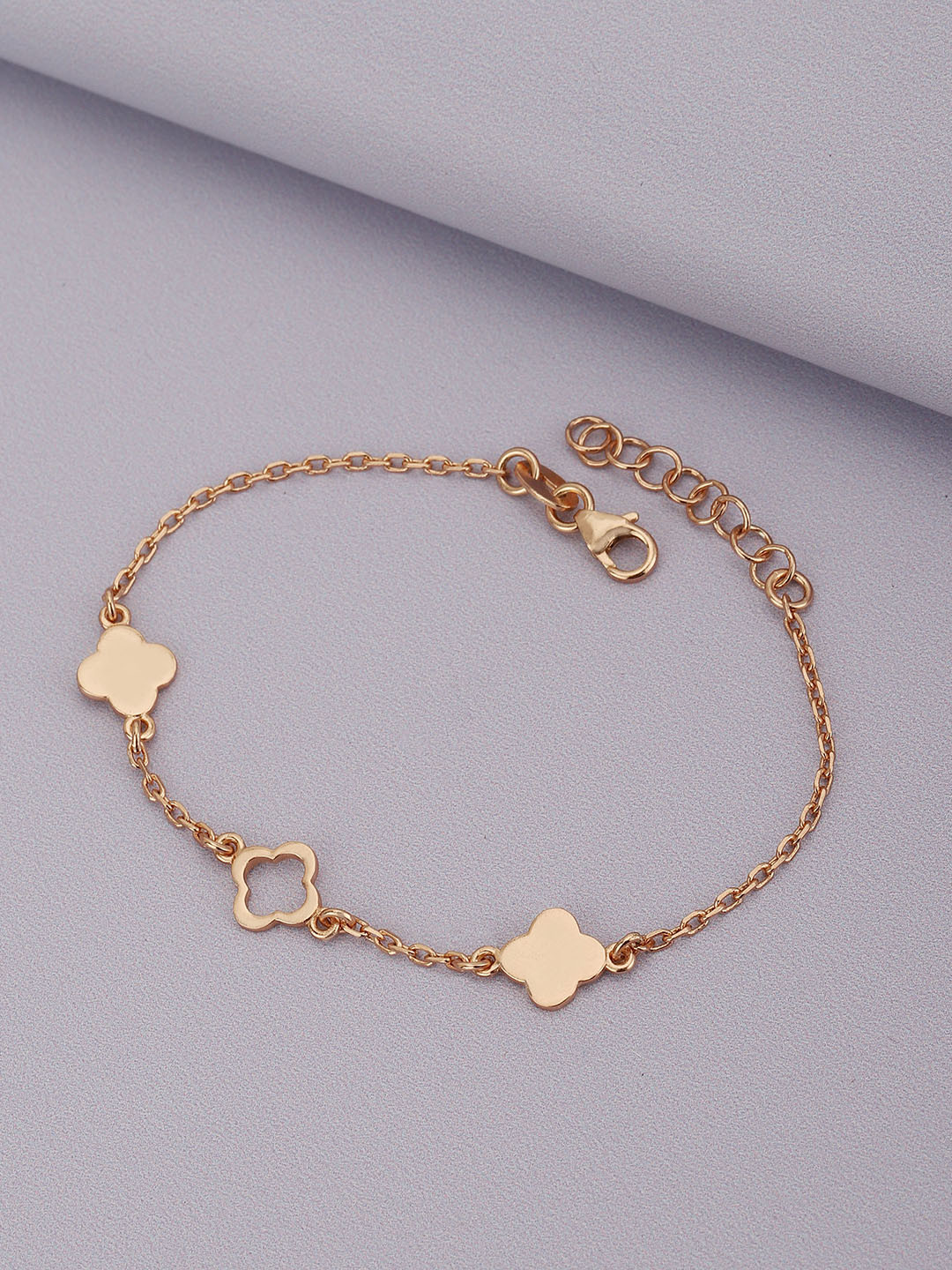 Carlton London Rose Gold-Plated Bracelet