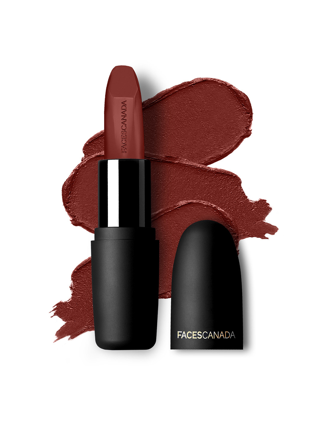 FACES CANADA Weightless Matte Finish Hydrating Lipstick with Almond Oil - Royal Maroon 16