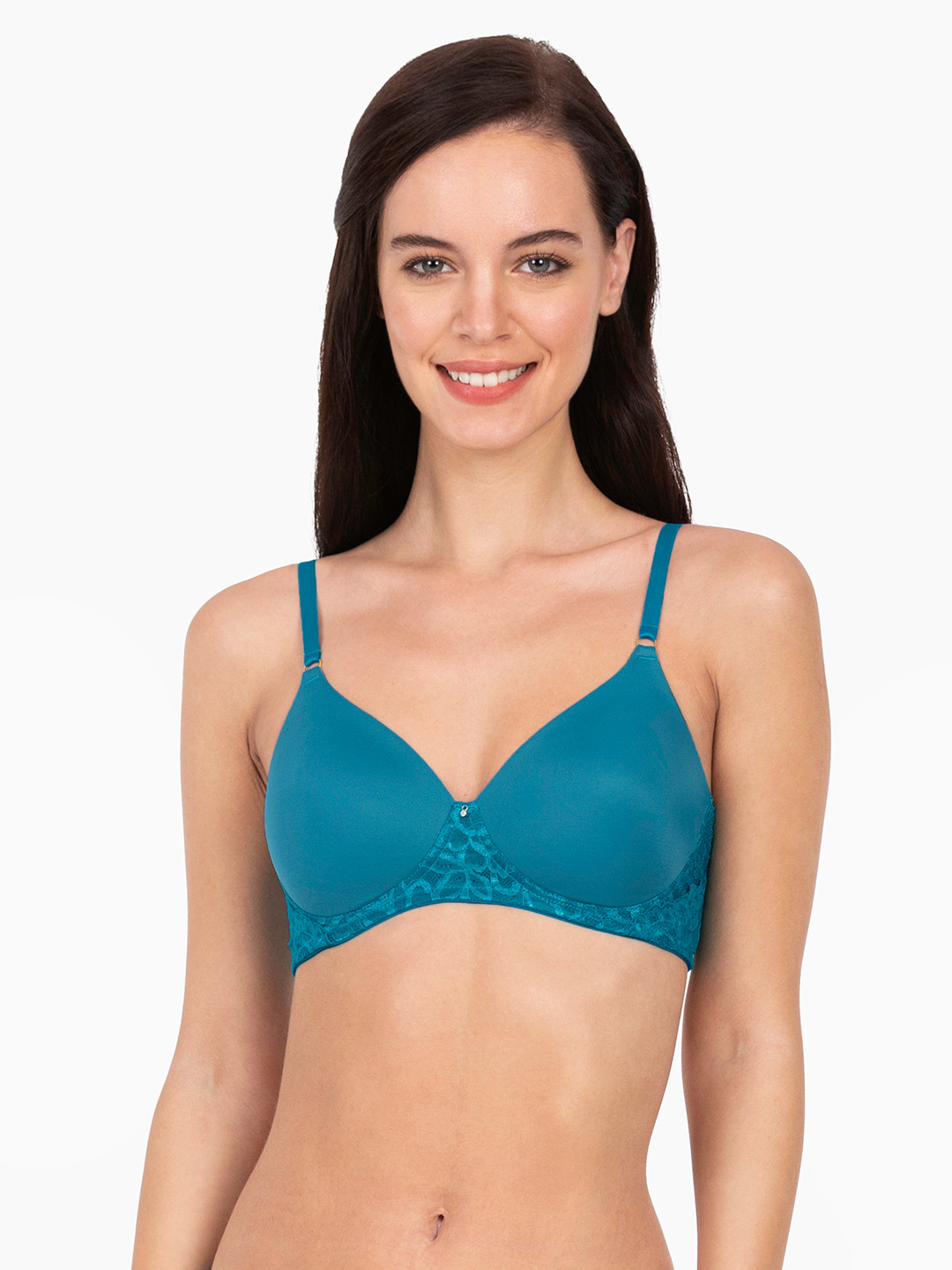 Amante Padded Wirefree Festive Aura Lace Bra - BRA73901