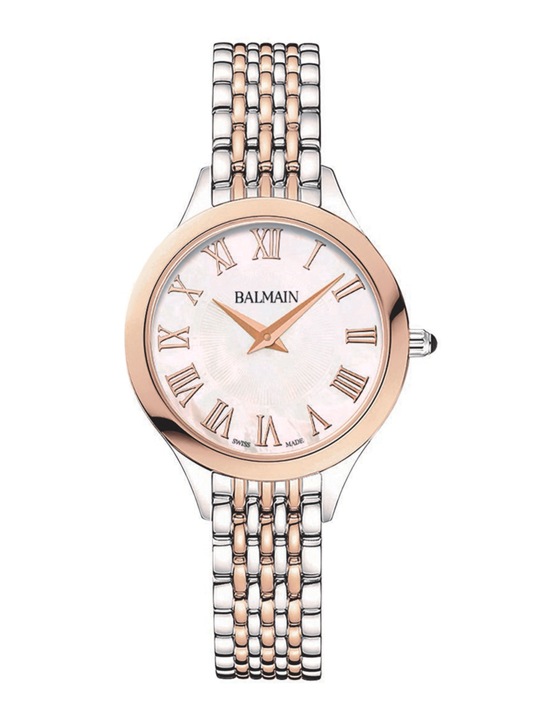 Balmain DE BALMAIN II MINI Women Off-White Swiss Made Mother of Pearl Watch B39183382