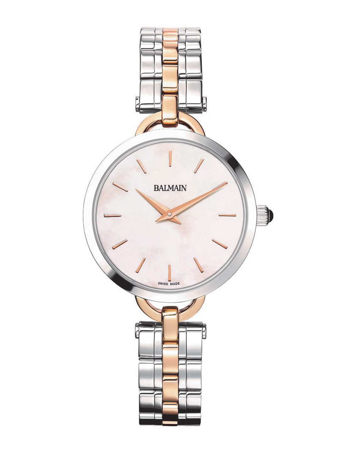 Balmain ORITHIA II Women Off-White Swiss Made Mother of Pearl Analogue Watch B47783386