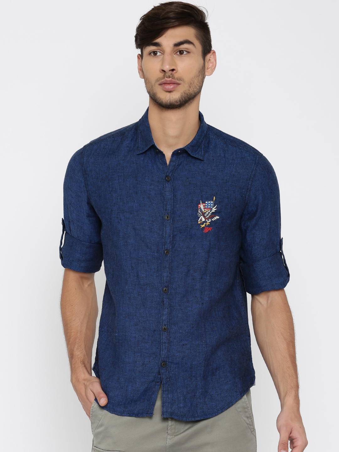 Ed hardy deals denim shirt