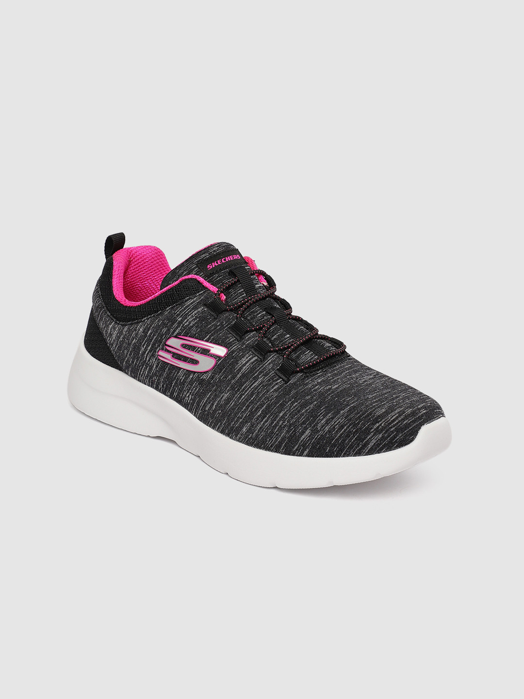 Skechers Women Black DYNAMIGHT 2.0- IN A FLASH Sneakers