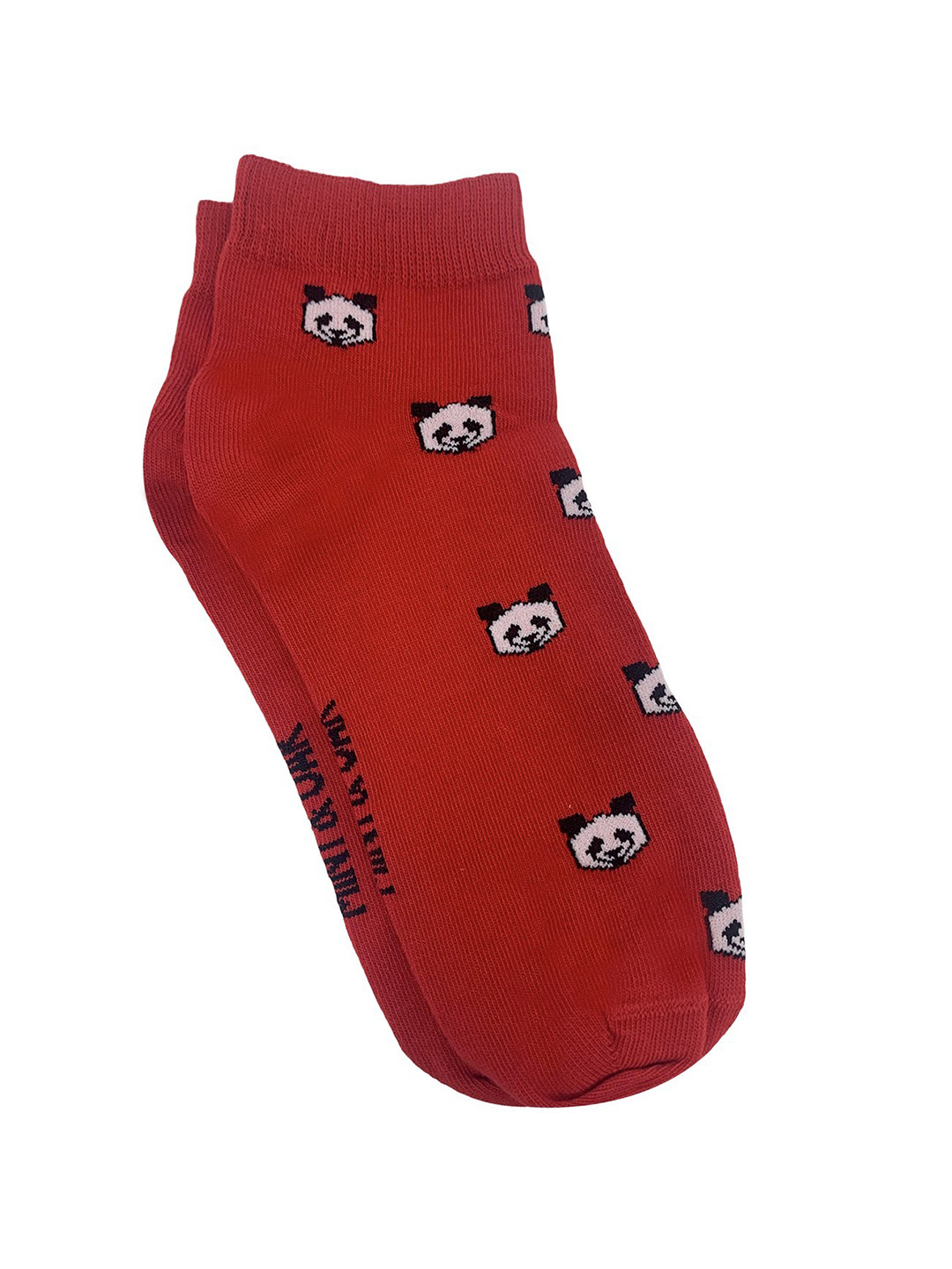 Mint & Oak Men Red Patterned Ankle Length Socks