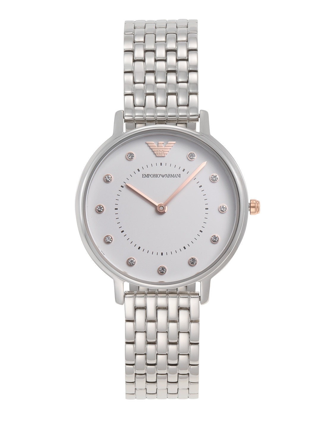 Emporio Armani Women Silver-Toned Analogue Watch AR80023