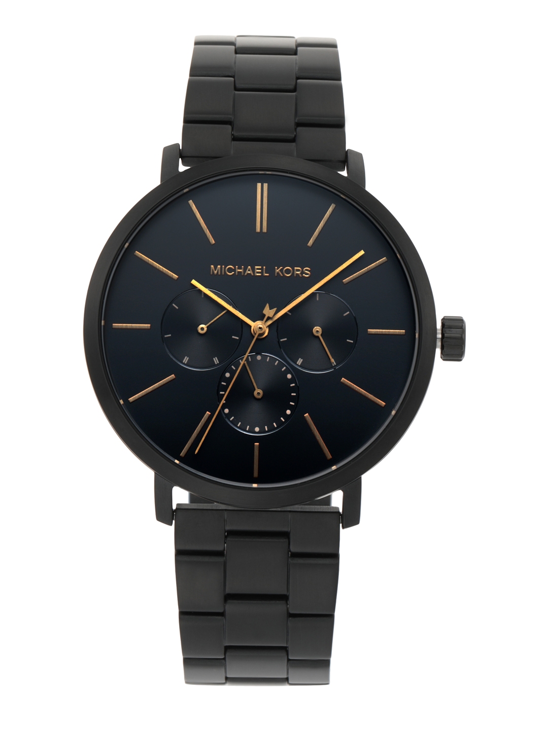 Michael kors mens black watch top