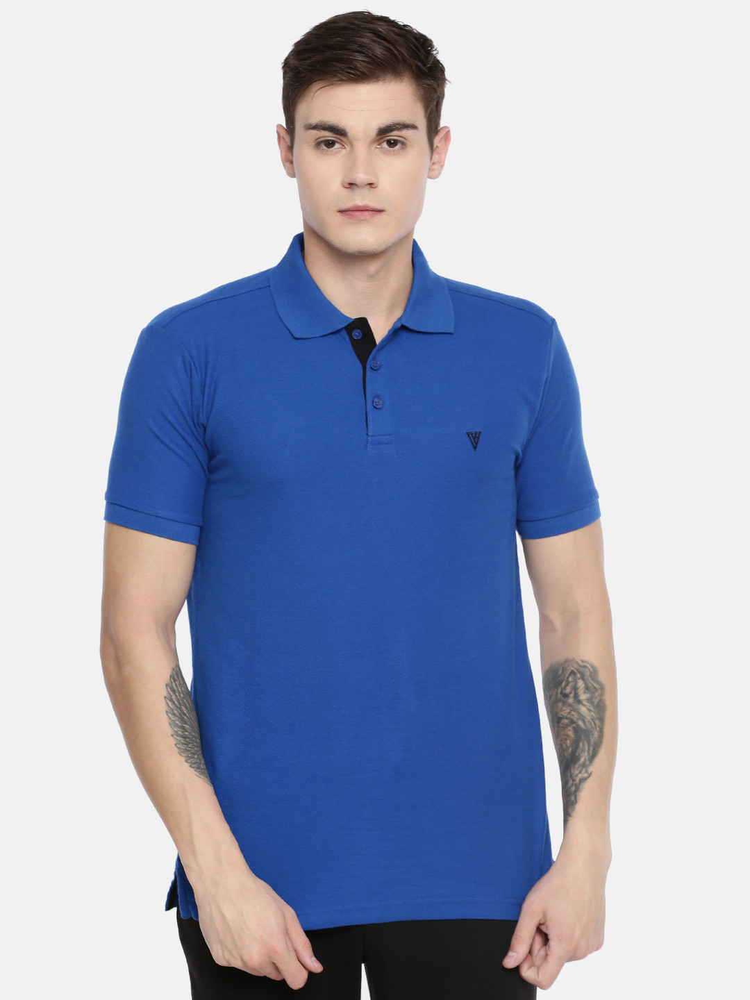 Van Heusen Solid Colour Fresh Quick Dry Polo T-Shirt