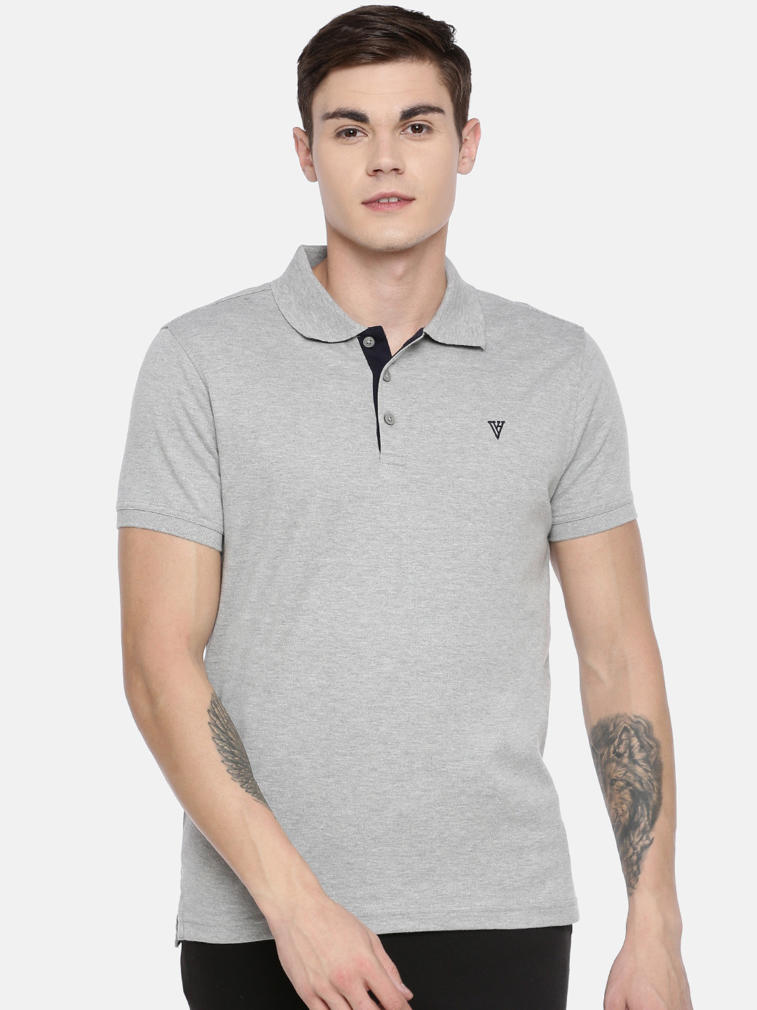 Van Heusen Innerwear Men Athleisure Polo Collar Pure Cotton Ultra Soft T-shirt