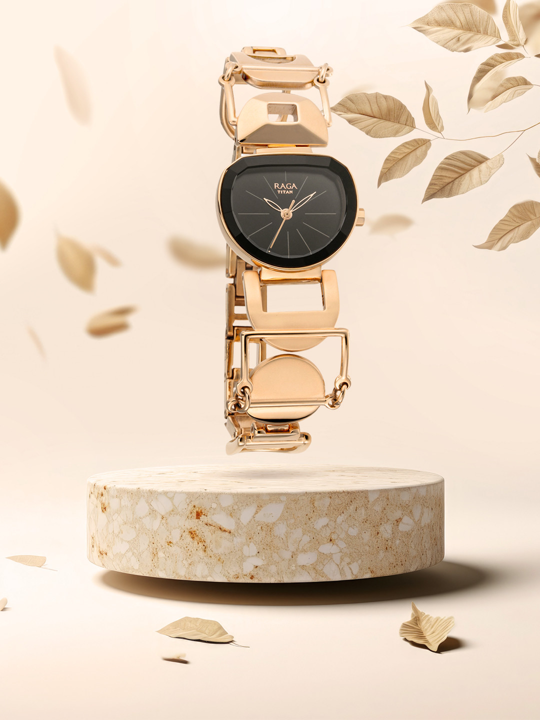 Titan Raga Facets Women Black Analogue watch 95119WM01