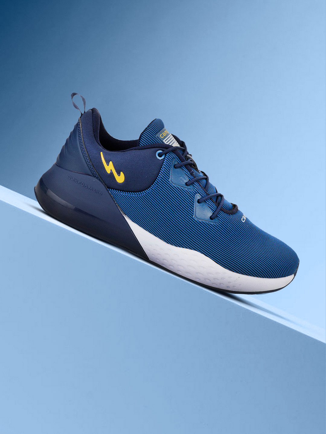 Campus Men Blue Mesh Milan Running Shoes