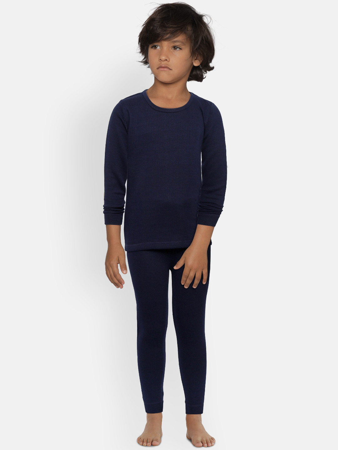 Kanvin Boys Navy Blue Thermal Set