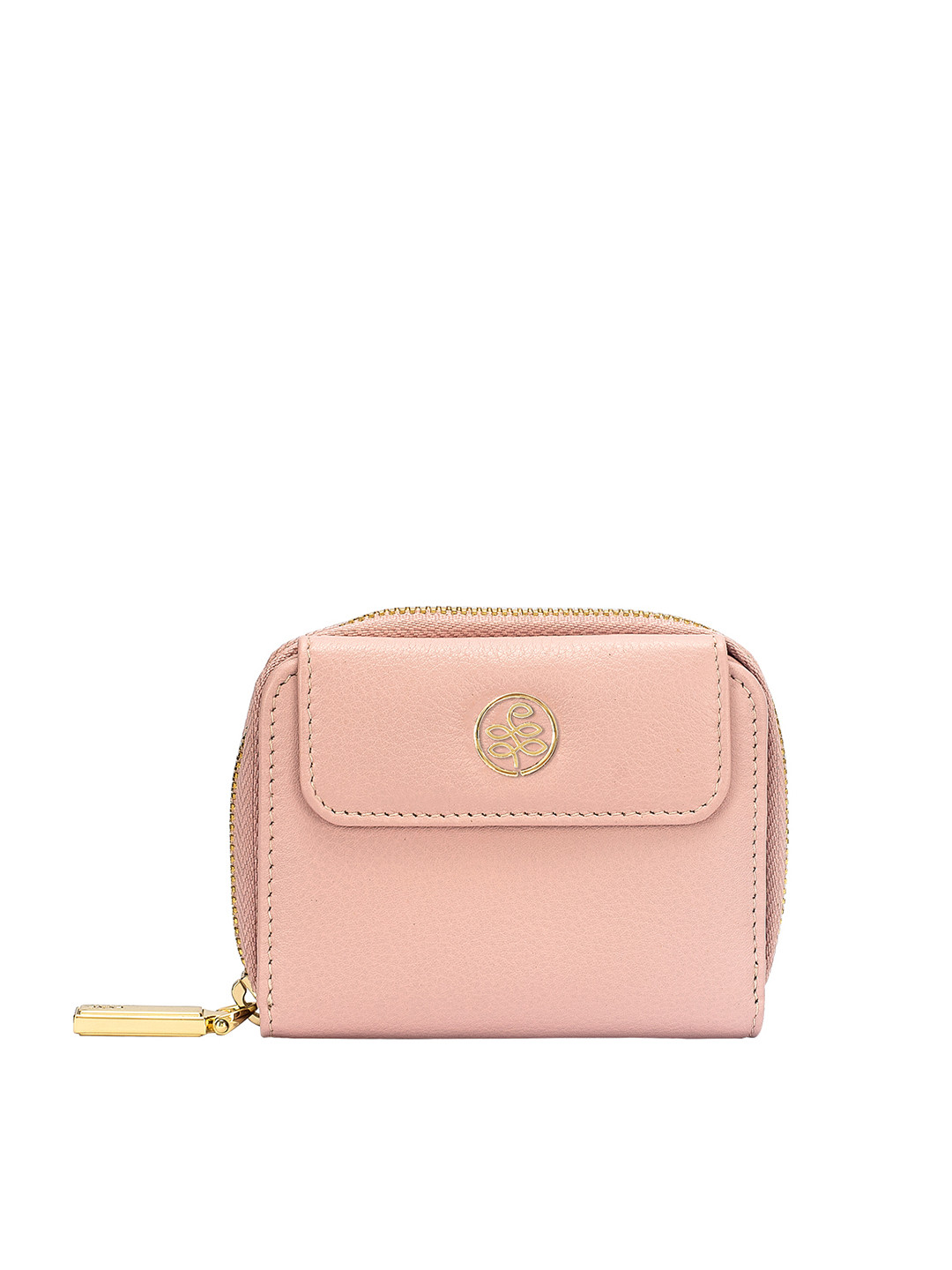 Eske Women Rose Solid Zip Around Wallet