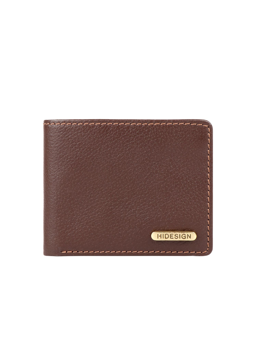 Hidesign Men Brown Solid Two Fold Leather Wallet