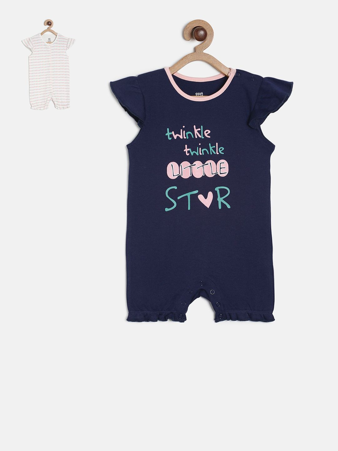 MINI KLUB Girls Pack of 2 Minnie Rompers