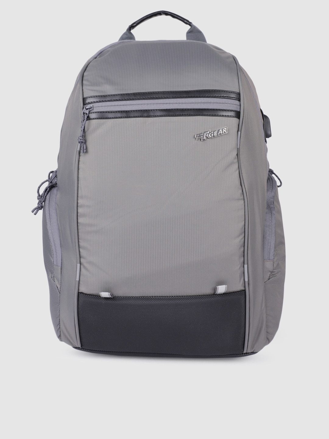 F Gear Unisex Grey Solid Marcus Doby Backpack