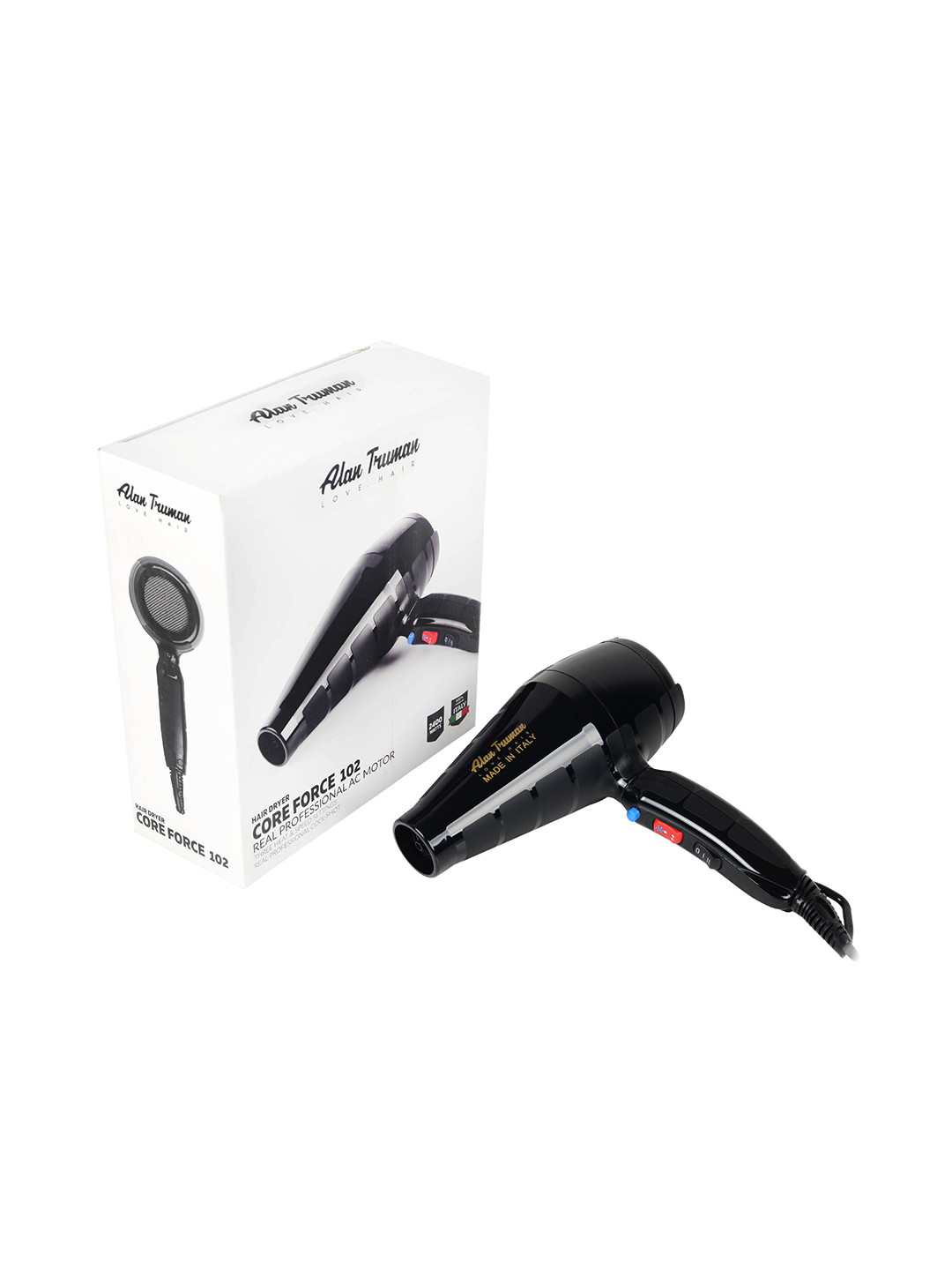 Alan Truman Black Core Force 102 Blow Dryer 2400 Watts