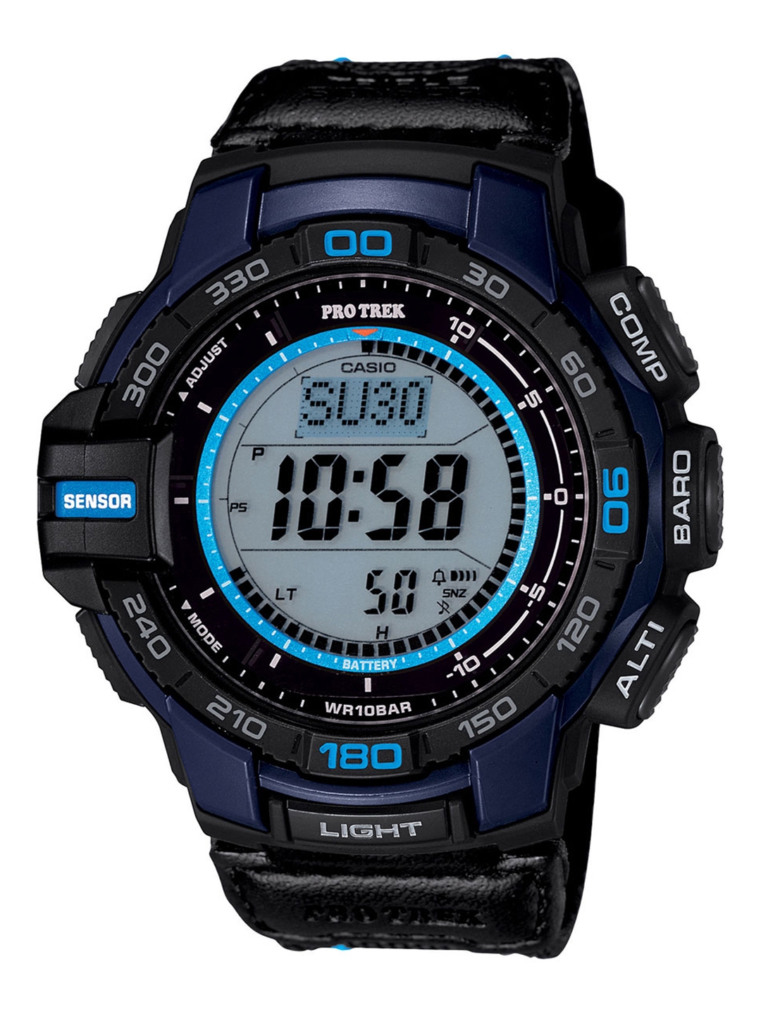 Casio Protrek Men Black Digital Watches (SL82) PRG-270B-2DR