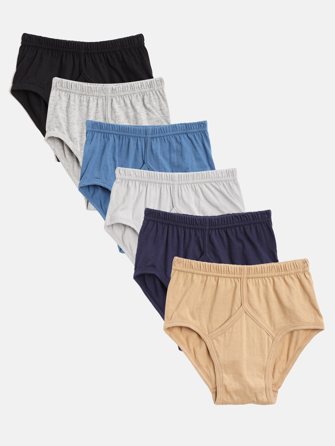 Bodycare Kids Boys Pack of 6 Assorted Briefs 3D_ABCDEF-65