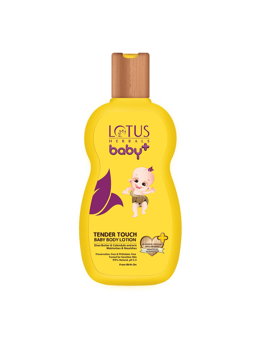 Lotus Herbals Kids Baby+ Tender Touch Baby Sustainable Body Lotion 200 ml