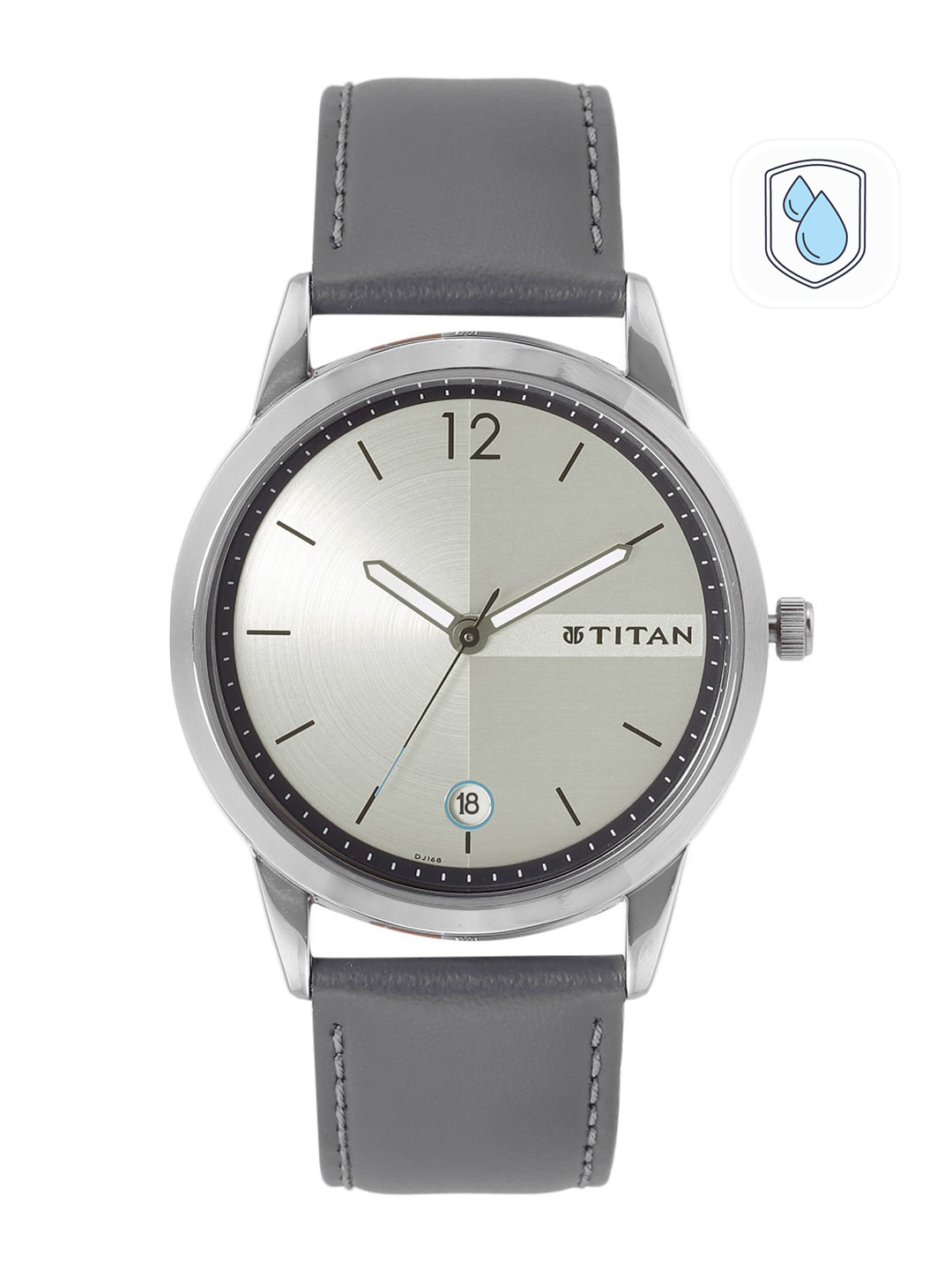 Titan Men Leather Straps Analogue Watch 1806SL03
