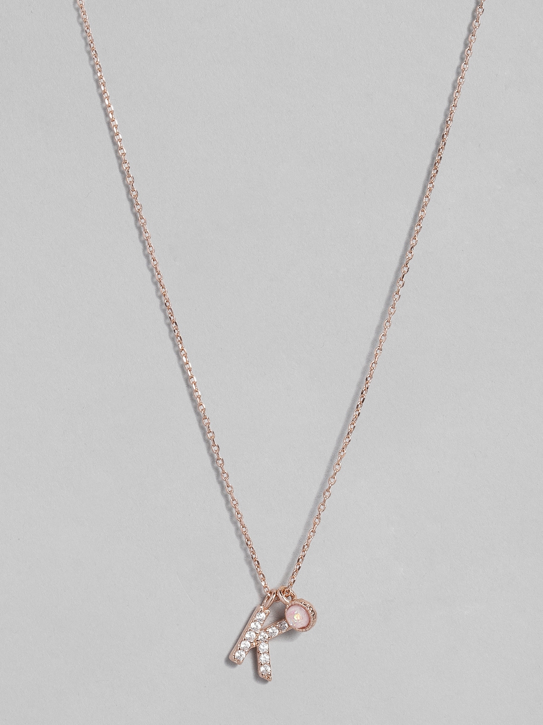 Accessorize rose gold necklace shop