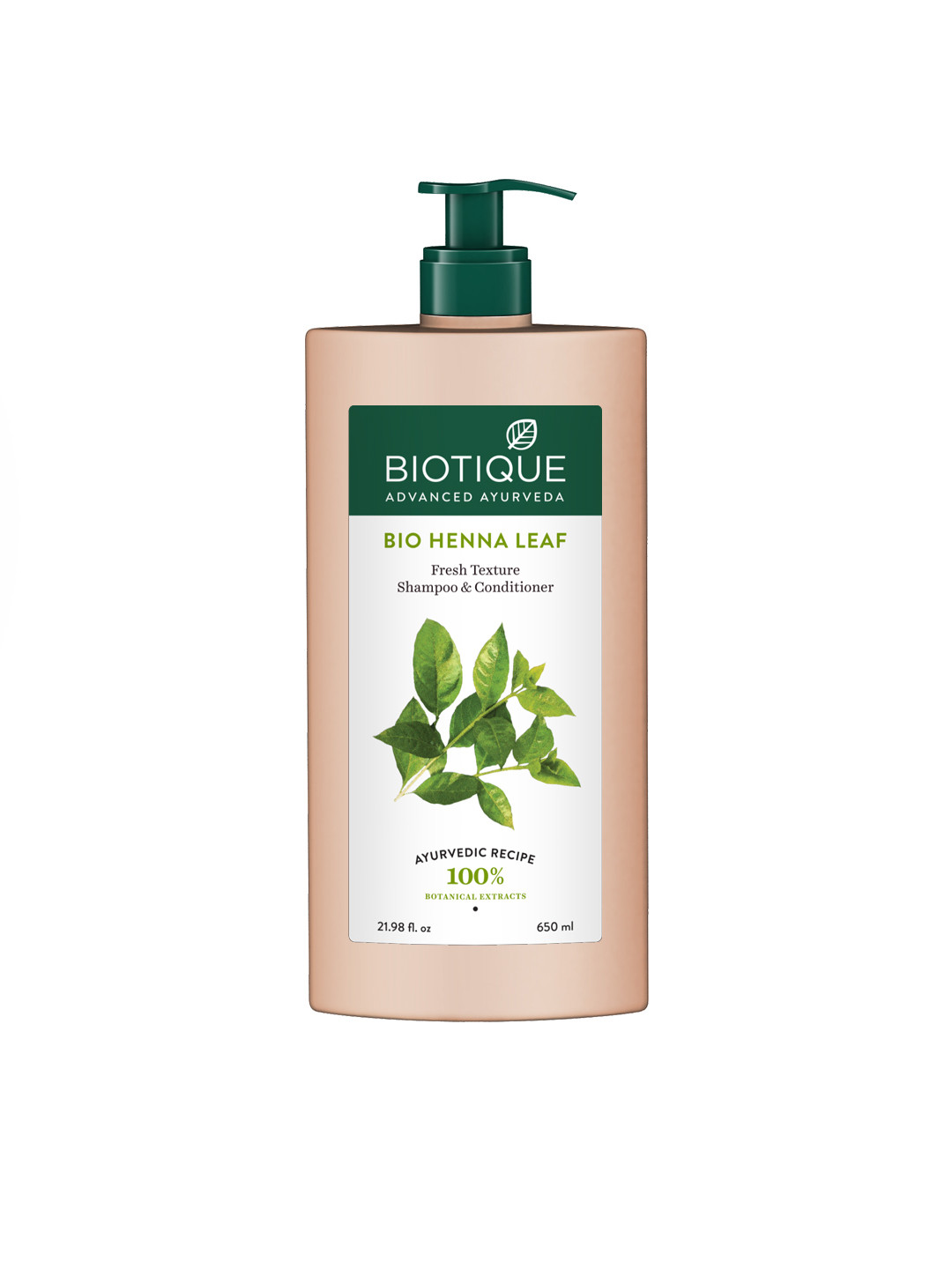 Biotique Bio Henna Leaf Fresh Texture Shampoo & Conditioner 650 ml