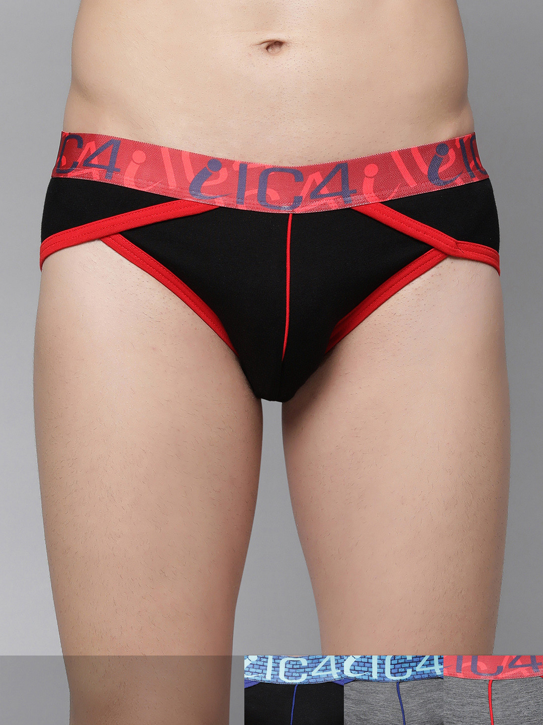 IC4 Men Assorted Pack of 4 Briefs 0249P4