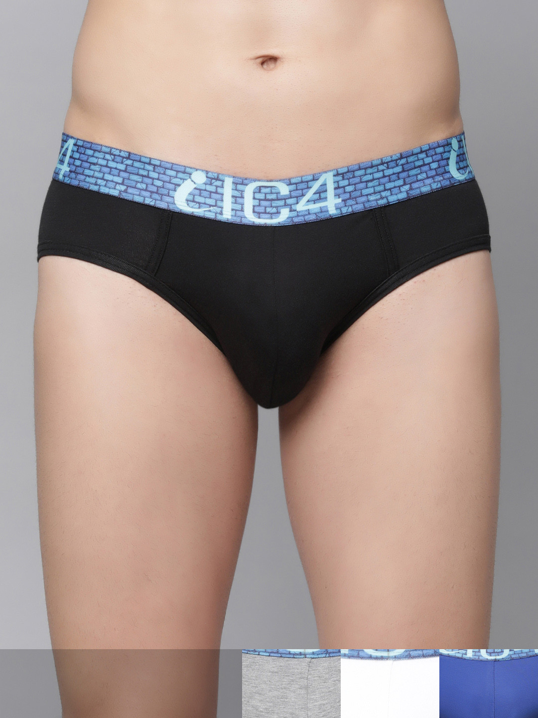 IC4 Men Assorted Pack of 4 Briefs 0211P4