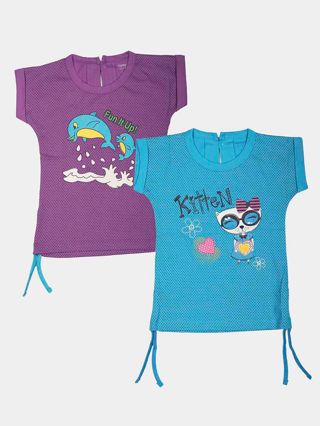 Bumchums Girls Assorted Printed Top