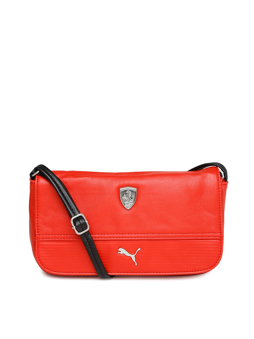 puma red sling bag