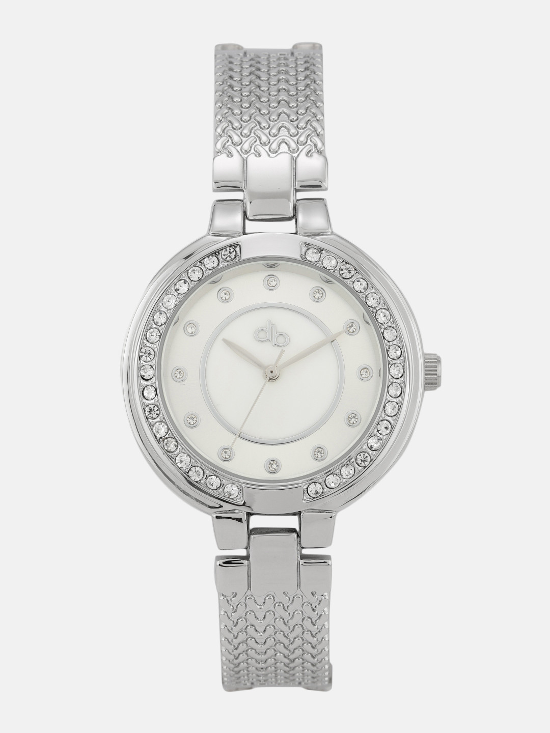 DressBerry Women Silver-Toned Analogue Watch DB18-5C