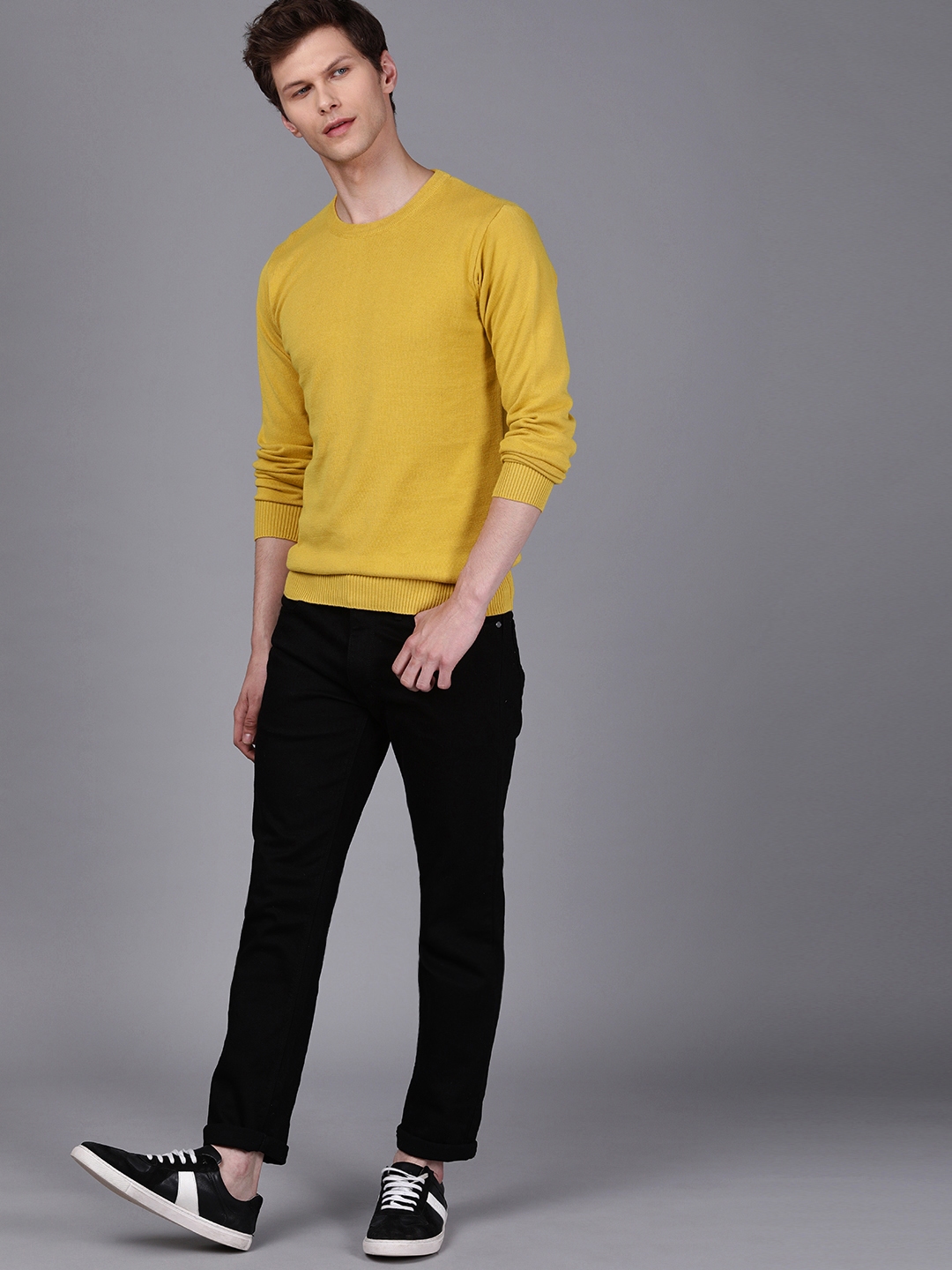 mustard colour sweater