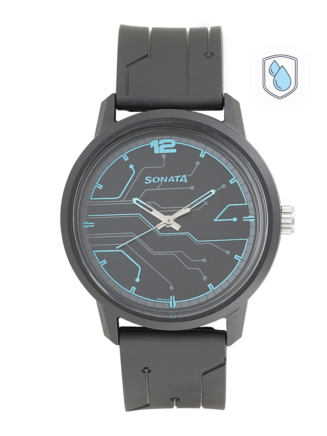 Sonata Volt Men Grey Analogue watch 77085PP02