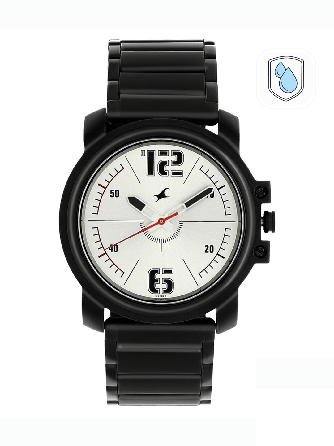 Fastrack Men Silver-Toned Analogue Watch 3039NM01