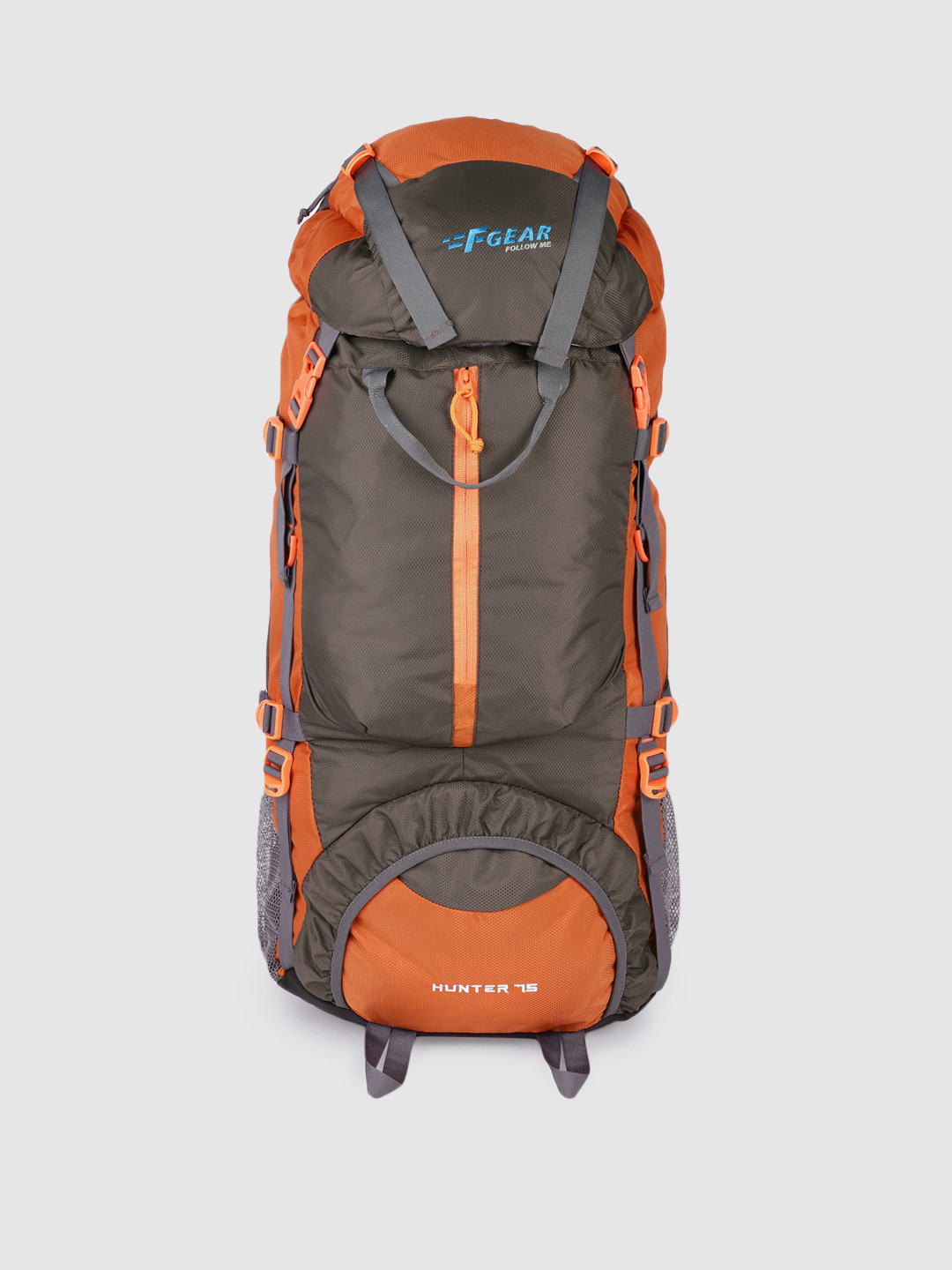 F Gear Unisex Grey & Orange Hunter Rucksack