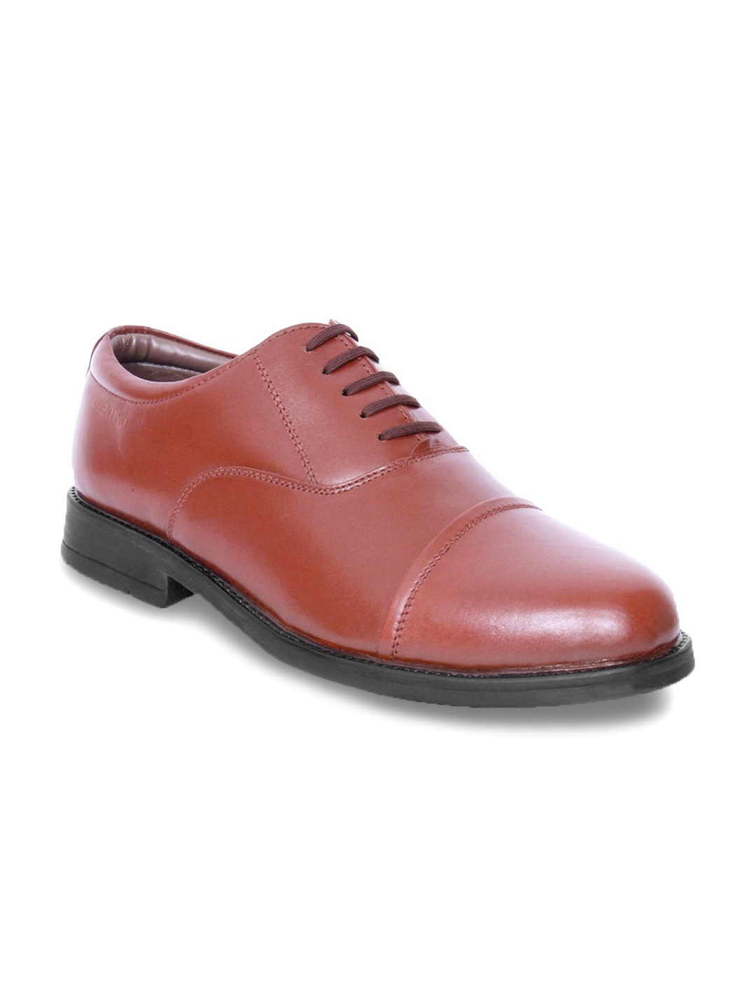 Valentino Men Brown Genuine Leather Formal Shoes