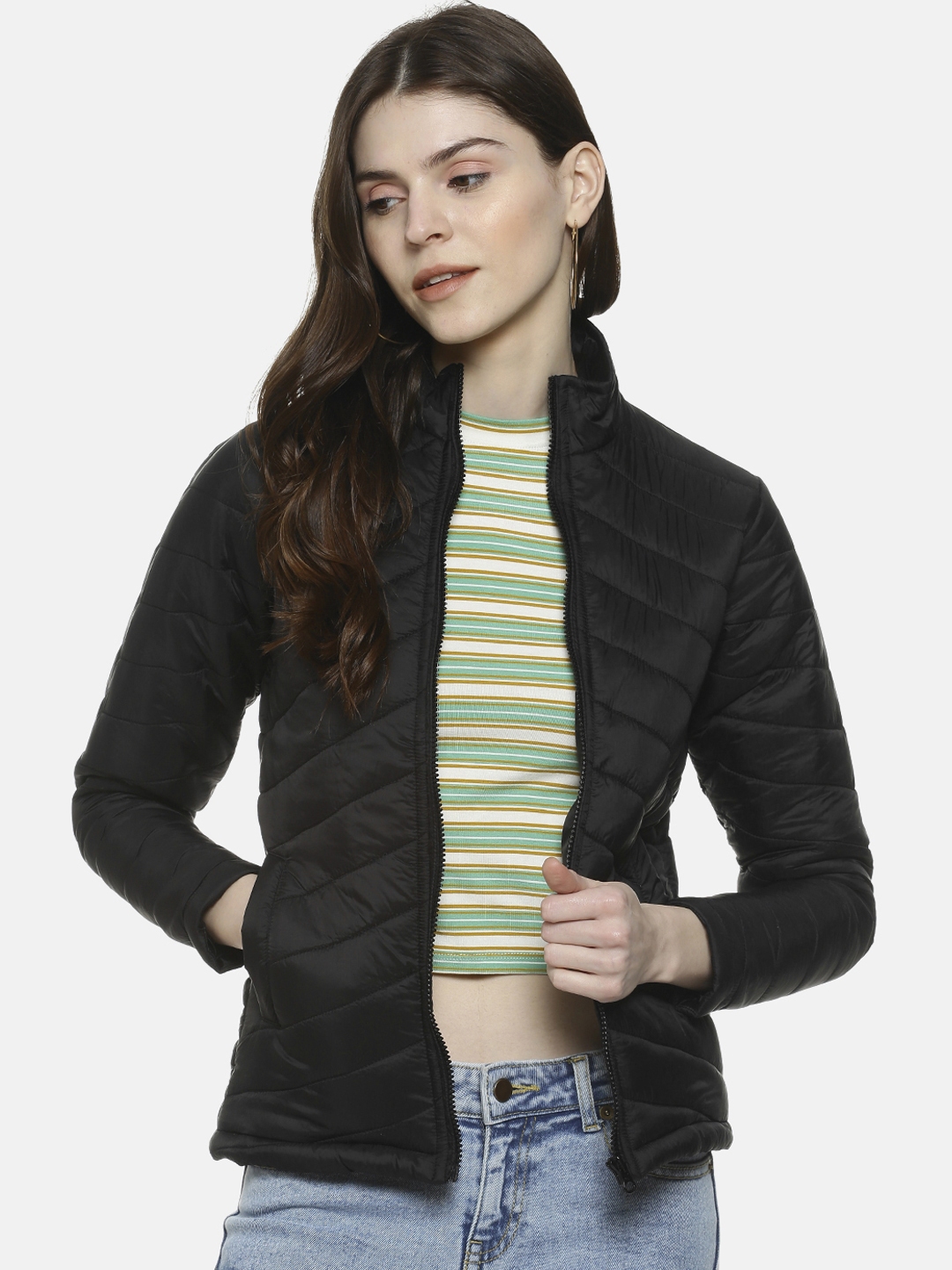 Black outlet windcheater jacket