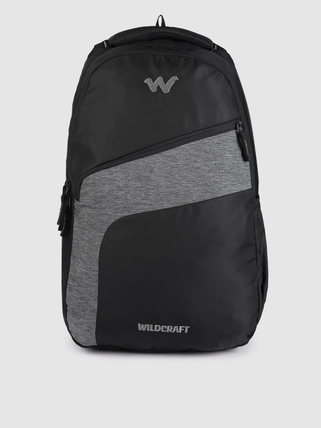 Wildcraft Unisex Black & Grey Colorblocked Backpack
