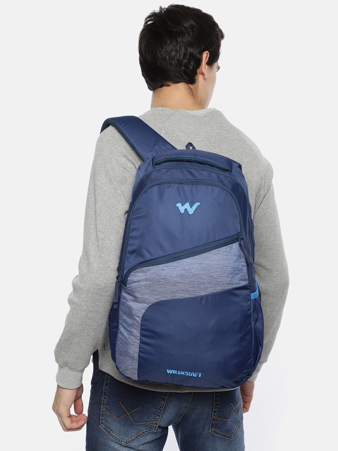 Wildcraft Unisex Blue Colourblocked Virtuso 1.0 Backpack