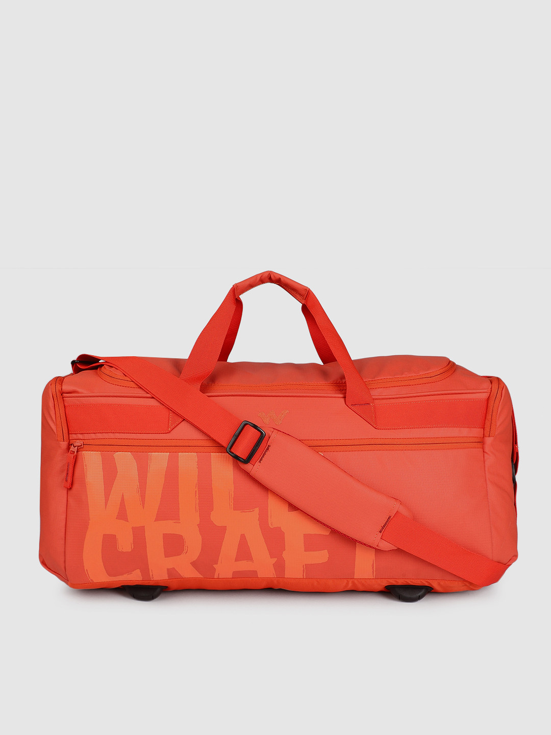 Wildcraft Unsiex Orange Printed Pathfinder Duffel Bag