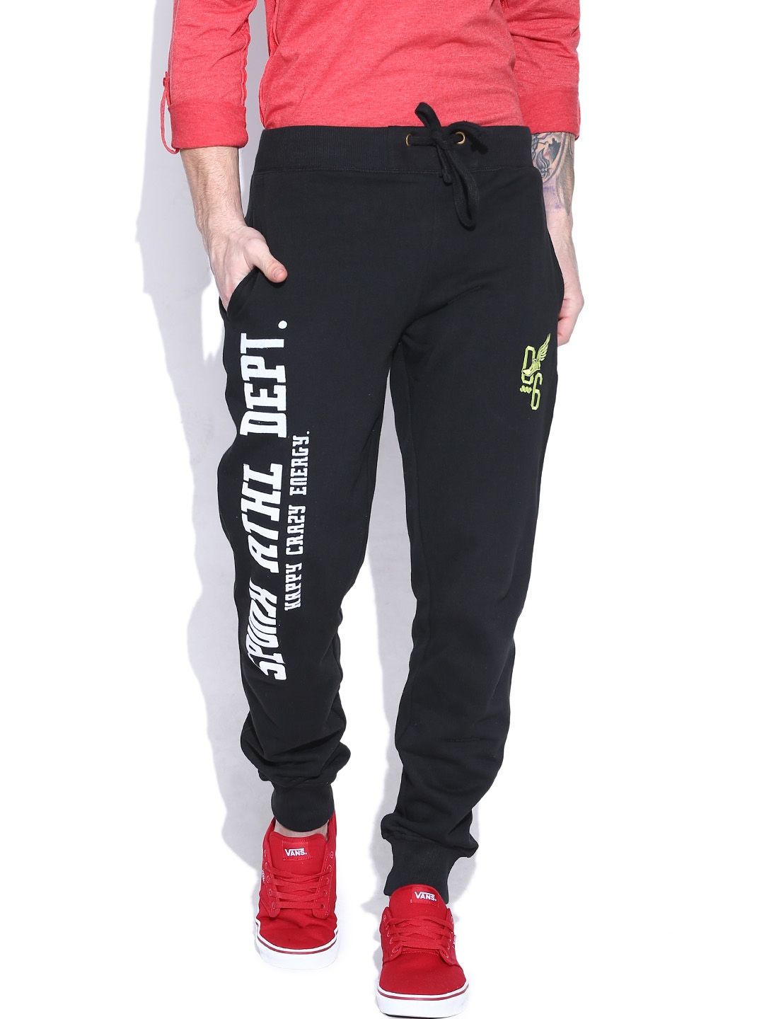 spunk track pants myntra