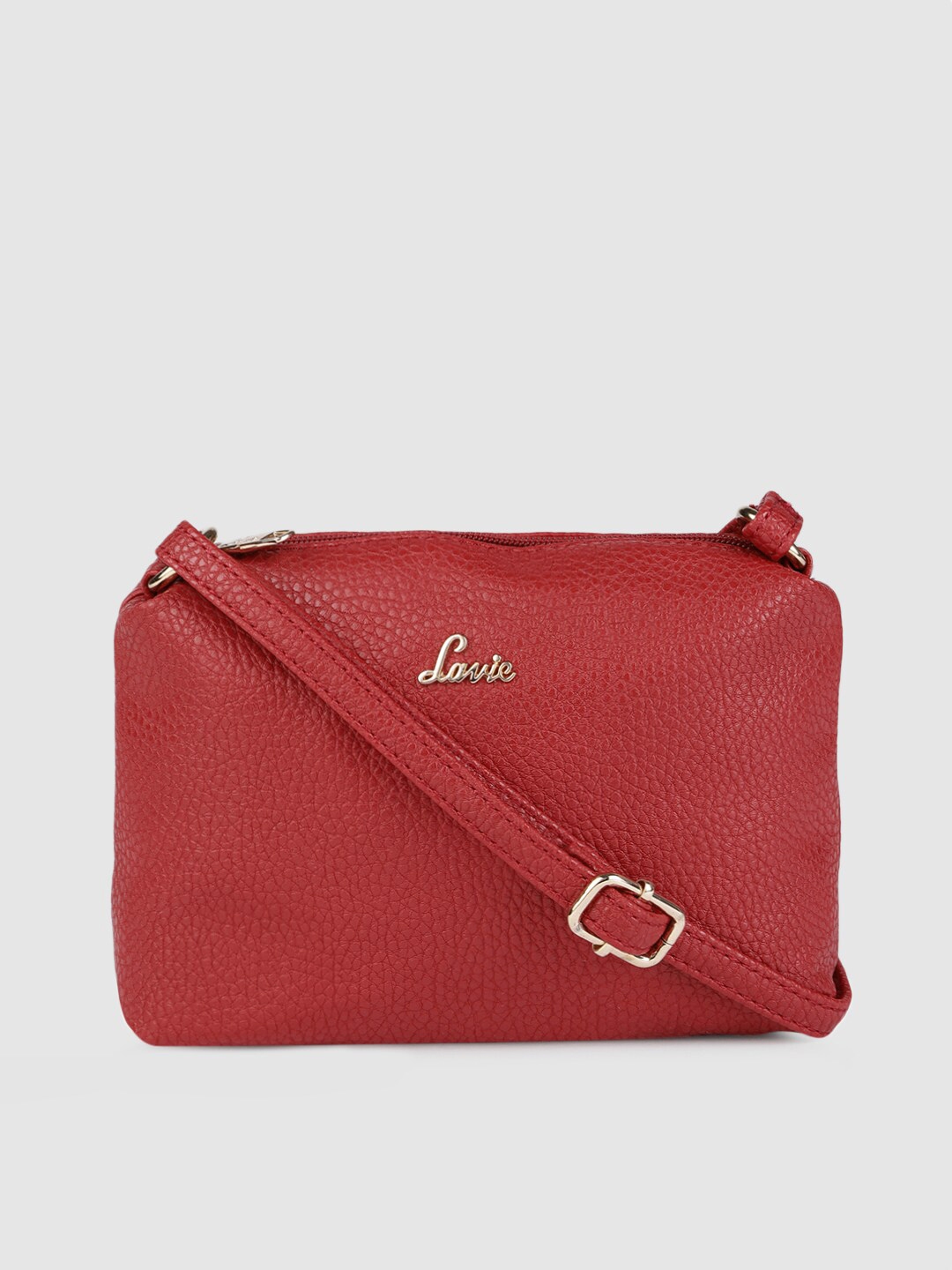Lavie Red Solid Sling Bag