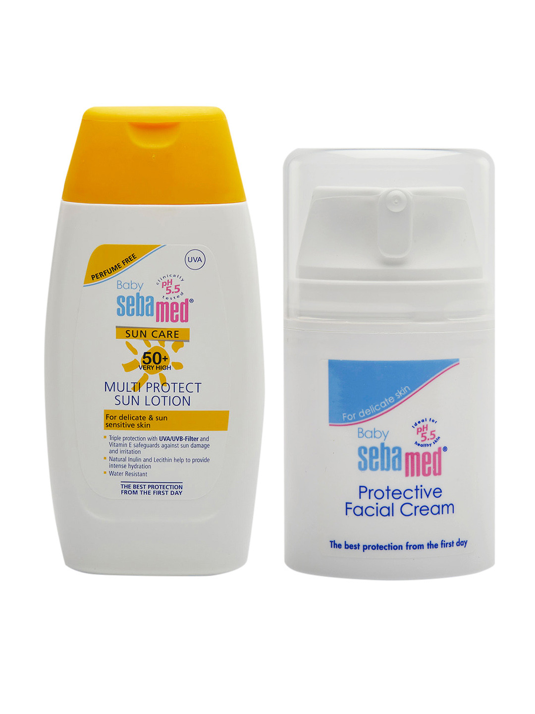 Sebamed Kids Set Of Facial Cream & Sun Protection Lotion