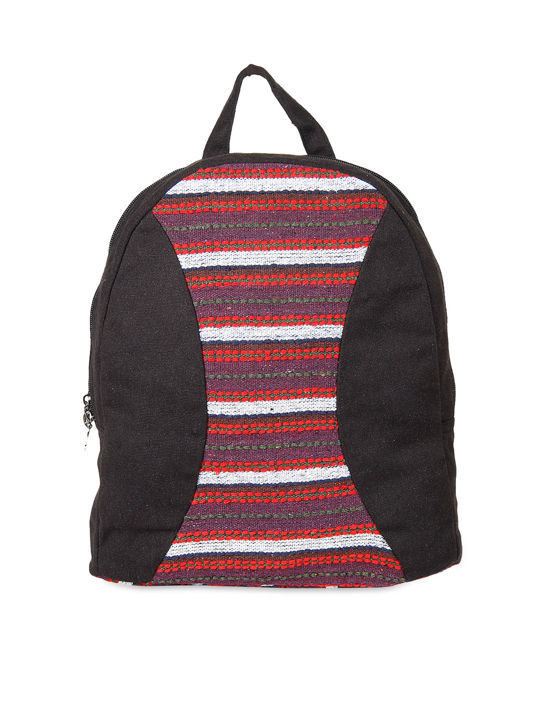 Anekaant Women Black & Red Backpack