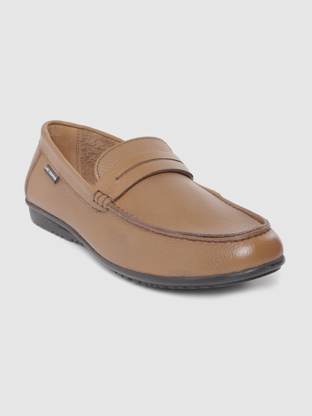 Buy Lee Cooper Men Brown Solid Leather Formal Slip Ons Formal Shoes for Men 10983604 Myntra