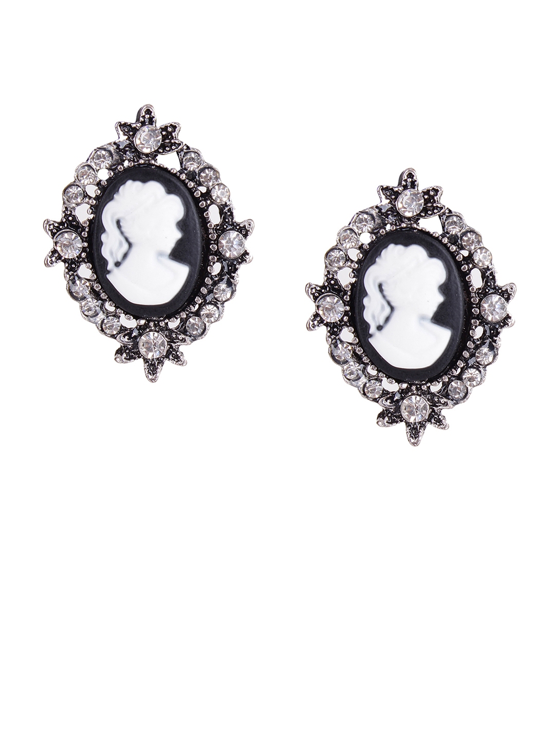 paparazzi black stud earrings