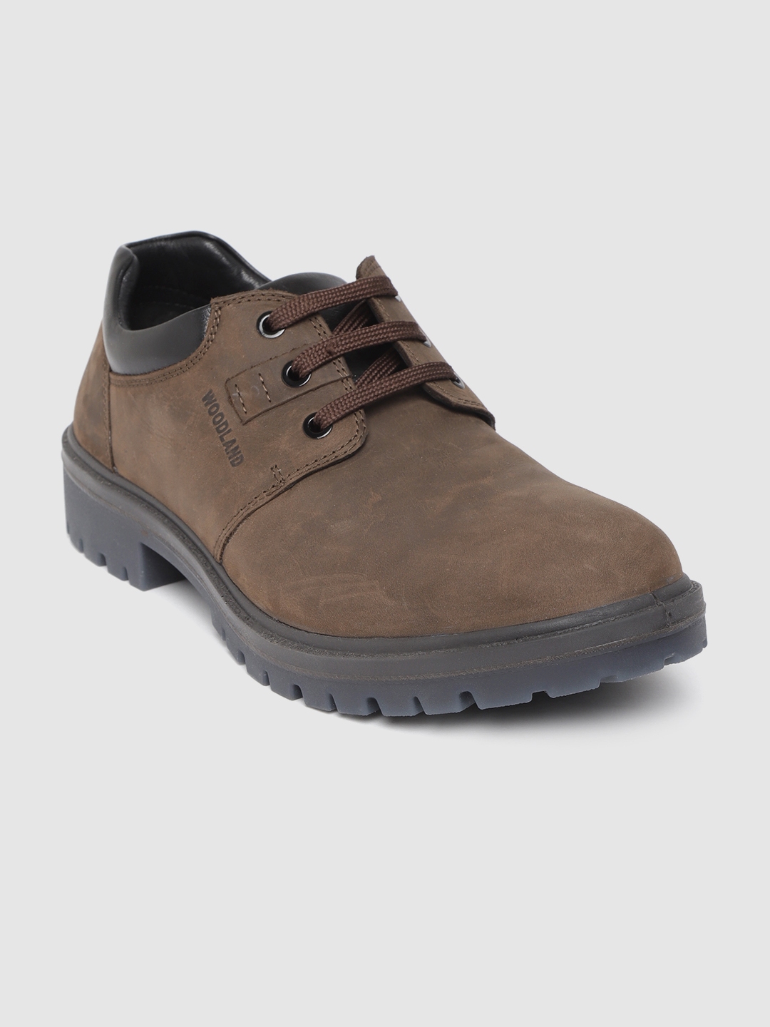 Buy Woodland Men Brown Nubuck Leather Derbys Casual Shoes for Men 11010736 Myntra